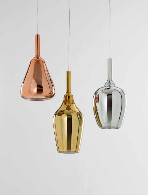 GEALUCE Vetro borosilicato con portalampada E27 e cavo 3MT varie finiture OFELIA KIT S/10 GEALUCE Vetro borosilicato con portalampada E27 e cavo 3MT varie finiture OFELIA KIT S/10